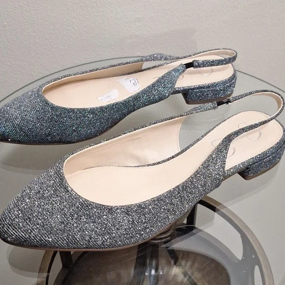 Jessica Simpson Glittery Slingbacks - Picture 5 of 9